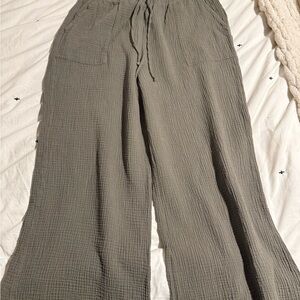Style & Co. Olive Wide-Leg Pants